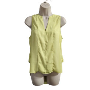 ANTHROPOLOGIE MAEVE Sleeveless Blouse Yellow 0
